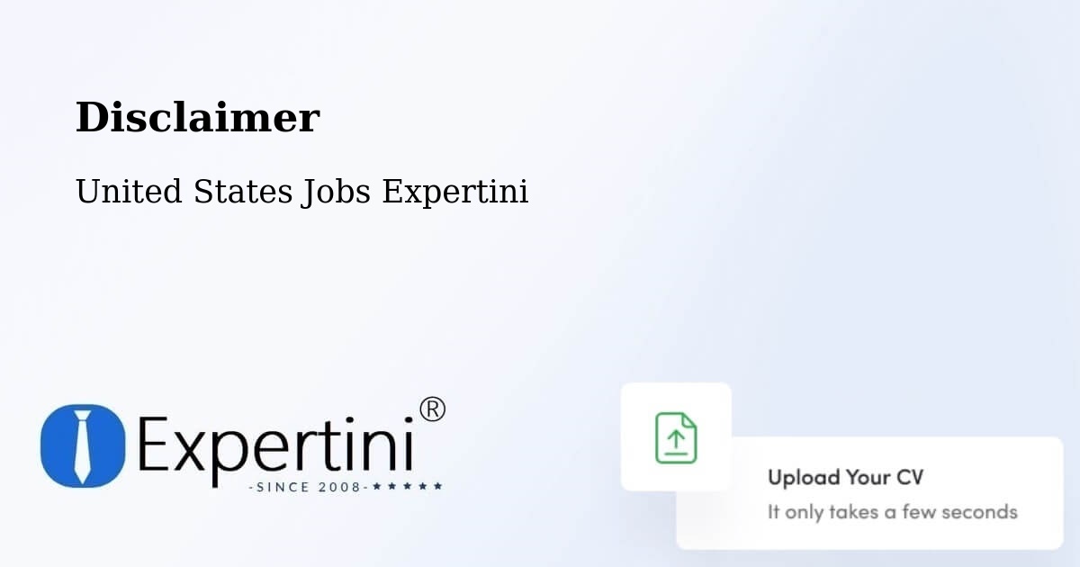 Disclaimer – Findlay - United States Jobs Expertini